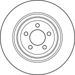 Brzdový kotouč TRW DF6028S - CHRYSLER 300C 04- – Zbozi.Blesk.cz