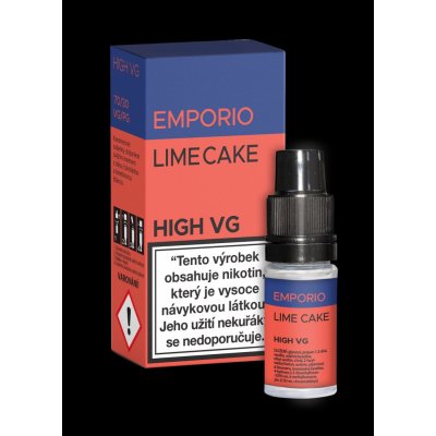 Imperia EMPORIO HIGH VG Lime Cake 10 ml 0 mg – Zboží Mobilmania