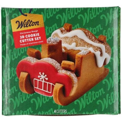 Wilton 3D vykrajovátko na perník sáně sada 4 ks – Hledejceny.cz