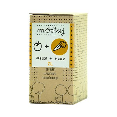 Moštuj Jablko a Mrkev 2 l – Zboží Dáma