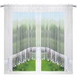 BytoTex Hotová oblouková záclona Kiara II 400x160 cm – Hledejceny.cz