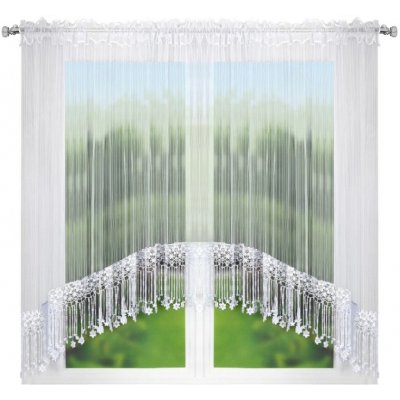 BytoTex Hotová oblouková záclona Kiara II 400x160 cm – Hledejceny.cz