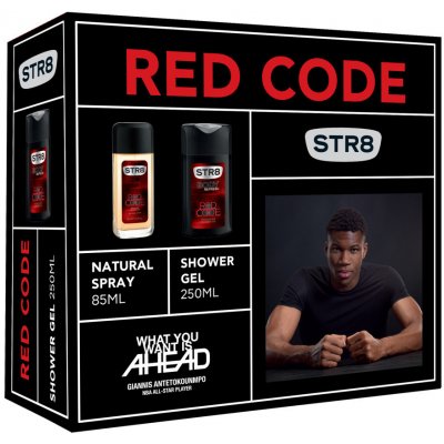 Str8 pro muže Red Code deospray 85 ml + sprchový gel 250 ml dárková sada