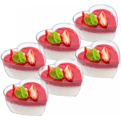 Pohárek na dezerty, kelímky na panna cotta Srdce 120 ml Orion CZ – Zboží Mobilmania
