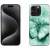 Pouzdro a kryt na mobilní telefon Apple mmCase Gelové iPhone 15 Pro Max - zelený motýl