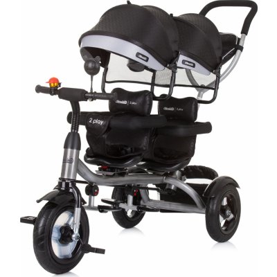 CHIPOLINO pro dvojčata 2Play Obsidian Silver – Sleviste.cz