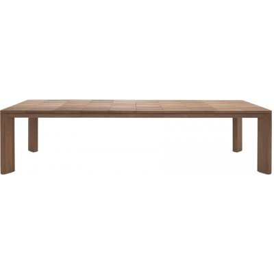 Roda Teakový rozkládací jídelní stůl Brick, obdélníkový 240-360x100x75 cm – Hledejceny.cz