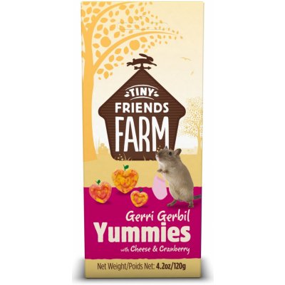 Supreme Tiny FARM Snack Gerbil Yummies Pískomil 120 g – Zboží Mobilmania