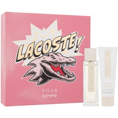 Lacoste Lacoste pour Femme EDP 50 ml + tělové mléko 50 ml dárková sada – Zbozi.Blesk.cz