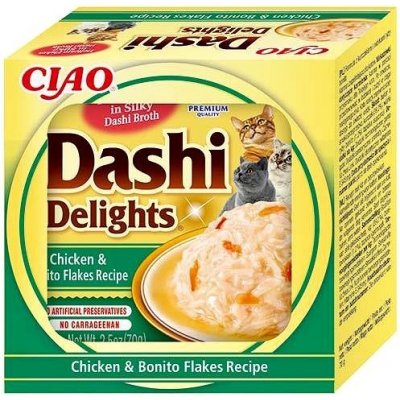 Inaba Ciao Dashi Delights kuře a tuňákové vločky 70 g – Zbozi.Blesk.cz