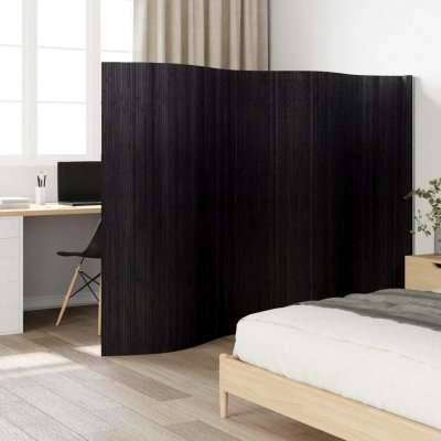 vidaXL Paraván 165 x 400 cm bambus 377000 Černá – Zboží Dáma