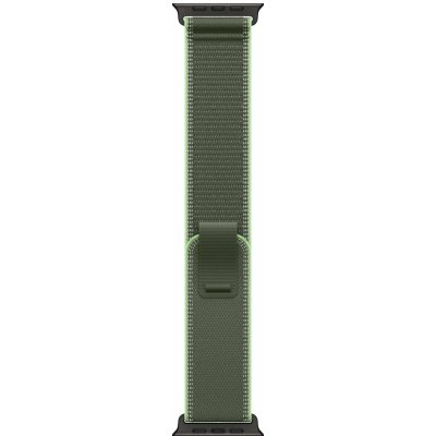 Apple Watch 49mm zelený Trailový tah - M/L - provedení z černého titanu MG9P4ZM/A – Zboží Mobilmania