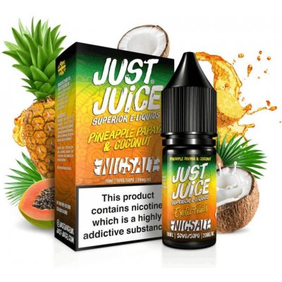 Just Juice Salt Pineapple Papaya & Coconut 10 ml 11 mg