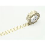 MT masking tape geometrická dot gold 2 – Sleviste.cz