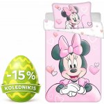 Jerry Fabrics Disney povlečení Minnie Powder pink baby 100 x 135 40 x 60 cm – Sleviste.cz