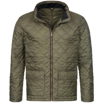 Stedman Quilted Jacket Men tm. vojenská zelená