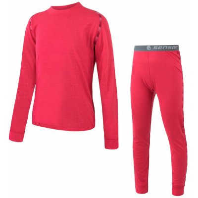 Sensor Merino Air Set trikospodky růžová – Zboží Mobilmania