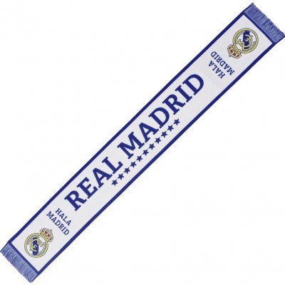 Fan-shop šála REAL MADRID No1 white – Zbozi.Blesk.cz