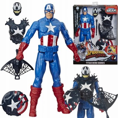 Hasbro Avengers Capitan America s Power FX přislušenstvím