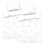 Livarno home povlečení z mikrovláknitého saténu bílá 140x200 70x90 – Zboží Mobilmania