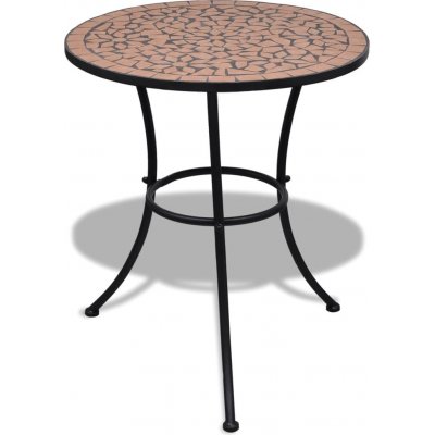 OMAXI 910886 Bistro stolek terakota 60 cm mozaika – Hledejceny.cz