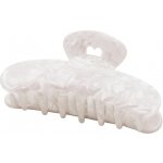 Eulenschnitt Maxi skřipec do vlasů Heart Pearl, bílá barva, plast – Sleviste.cz
