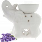 Artpol aroma lampa keramická 14 cm Slon bílá – Sleviste.cz