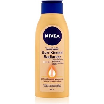 Nivea Sun Kissed Radiance tónovací tělové mléko pro světlou až normální pokožku 400 ml
