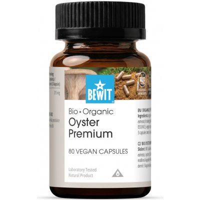BEWIT Oyster Premium BIO ≥35% betaglukanů 80 kapslí – Hledejceny.cz