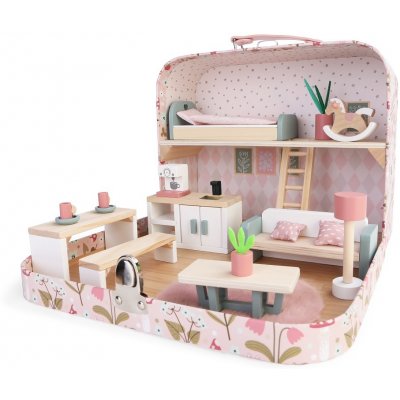 2Kids Toys Domeček pro panenky v kufříku Kuchyně – Zboží Dáma