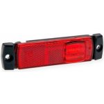 Obrysové světlo - bodovka LED červená 4-diody + 0,5m kabel