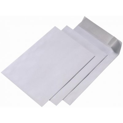 obálka taška B5 bílá 176x250 samolepící s krycí páskou – Zboží Živě