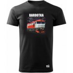 Lokomotiva Bardotka (T478-1008) funkční tričko černá – Zboží Mobilmania