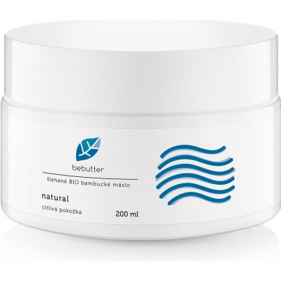 Bebutter šlehané BIO Bambucké máslo Natural 200 ml – Zboží Dáma