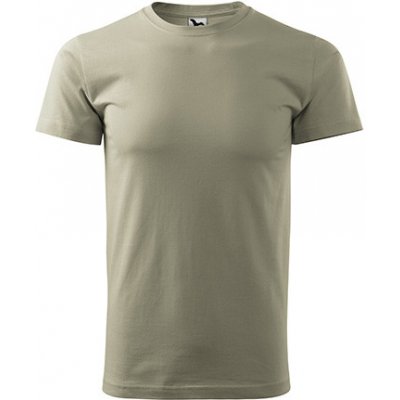 Triko Basic unisex krátký rukáv světlá khaki