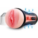 SuperLove Realistic Squeezable Vibrating Pussy Masturbator – Zboží Dáma