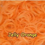 RAINBOW LOOM Original gumičky 600 kusov transparentné oranžová – Zboží Dáma
