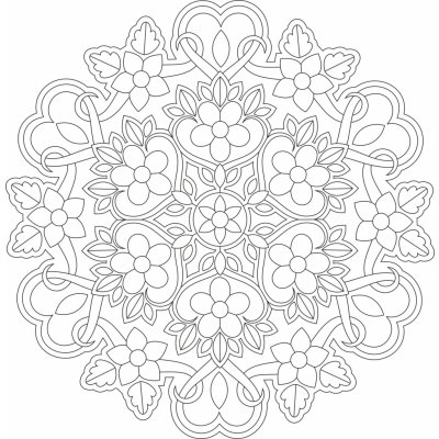 Radost v písku Šablona na pískování mandala 44 300 x 300 mm – Zboží Mobilmania