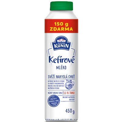 Mlékárna Kunín Mléko kefírové jahoda 3 x 300 g – Zboží Dáma