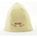 Velforia Čepice Boss krémová – Zboží Dáma