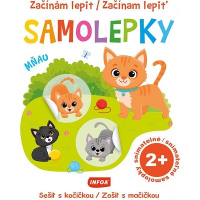Začínám lepit samolepky sešit s kočičkou – Zbozi.Blesk.cz