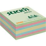 Bloček samolepící FSC Stick'n Hopax, 76x76 mm, kostka, lesní pastelový mix, 400 lístků – Hledejceny.cz