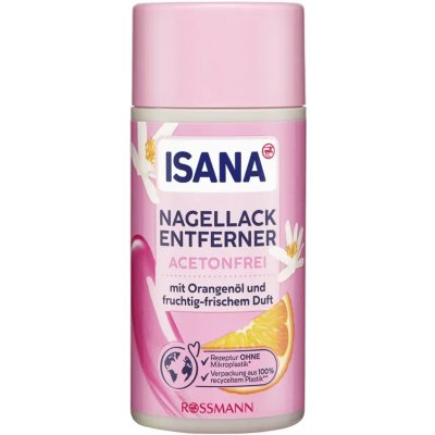 Isana odlakovač na nehty bez acetonu 125 ml – Zboží Mobilmania