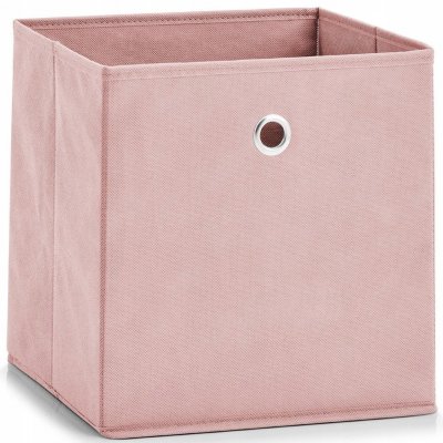 Zeller Látkový úložný box 28x28x28 cm rosé