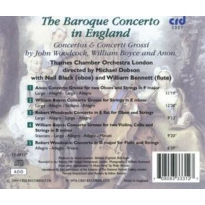 Woodcock J. - Baroque Concerto CD – Zboží Mobilmania