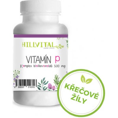 HillVital Vitamín P bioflavonoidy na křečové žíly 60 ks