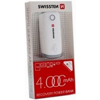 Swissten RECOVERY POWER BANK 4000 mAh