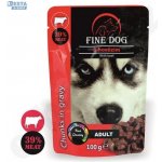 Fine Dog kapsička Adult hovězí v omáčce 100 g – Zboží Dáma
