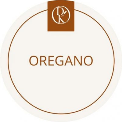 Davídkovo koření Etiketa Oregano béžová průměr 4,5 cm 1 ks – Sleviste.cz
