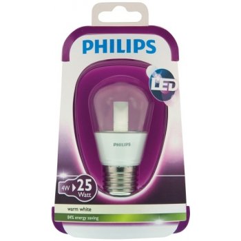 Philips Massive LED kapka E27 4W čirá teplé bílá